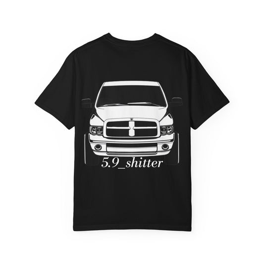 Unisex Garment-Dyed T-shirt - 5.9 Shitter Graphic Tee
